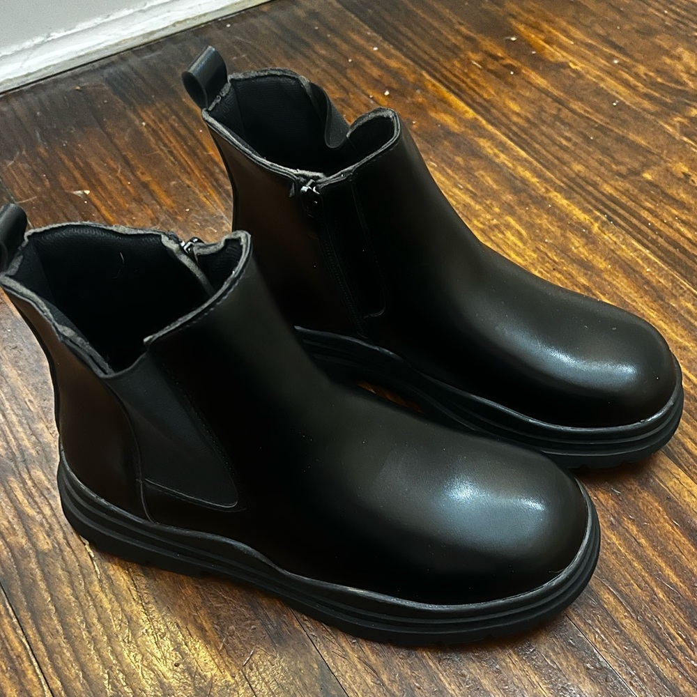 Hawkwell Kids Black Ankle Boots